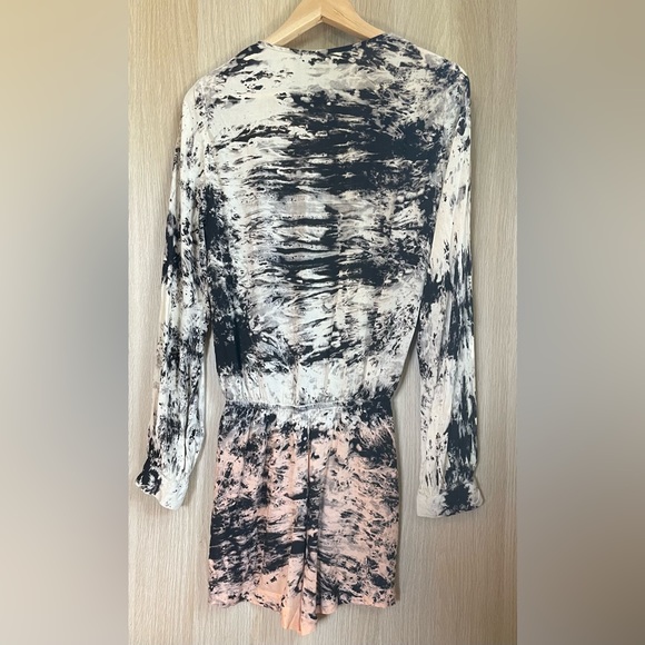 Revolve Blue Life Tie Dye Romper - Picture 4 of 4